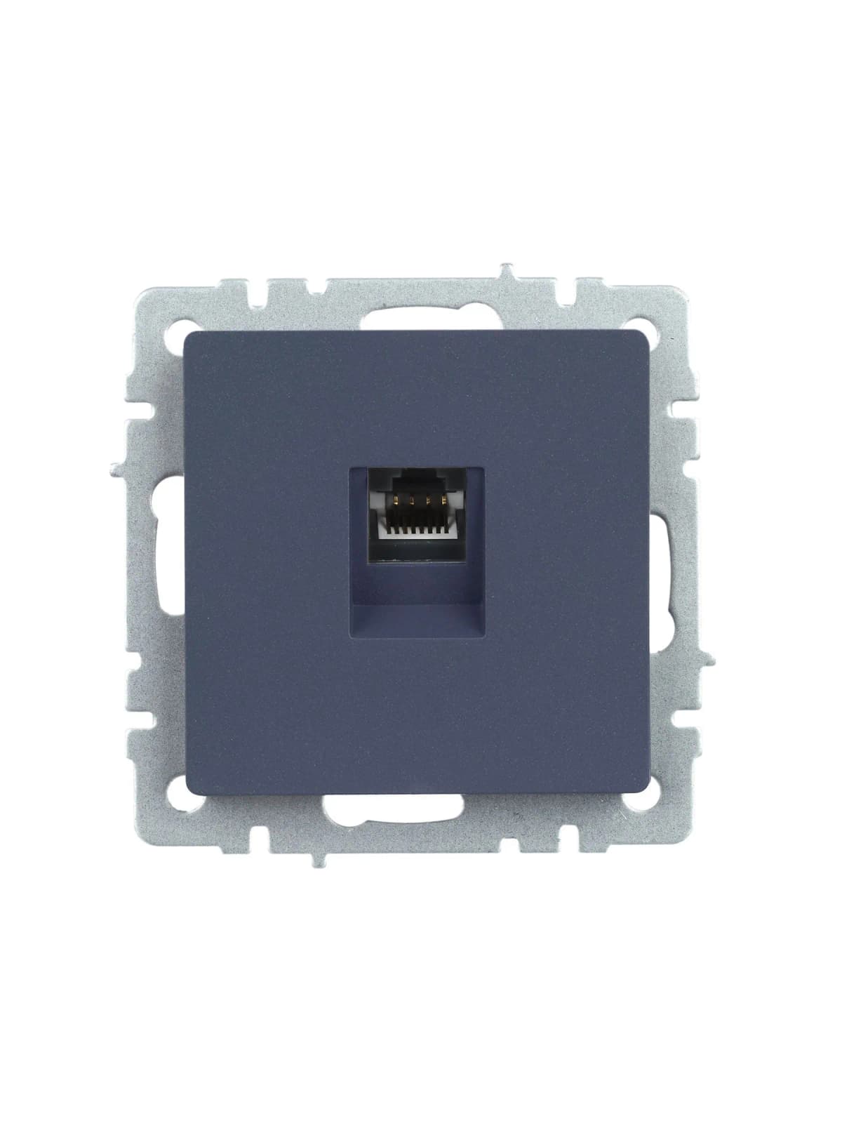 Розетка компьютерная IEK BRITE BR-K10-1-K35 (маренго), фото 4
