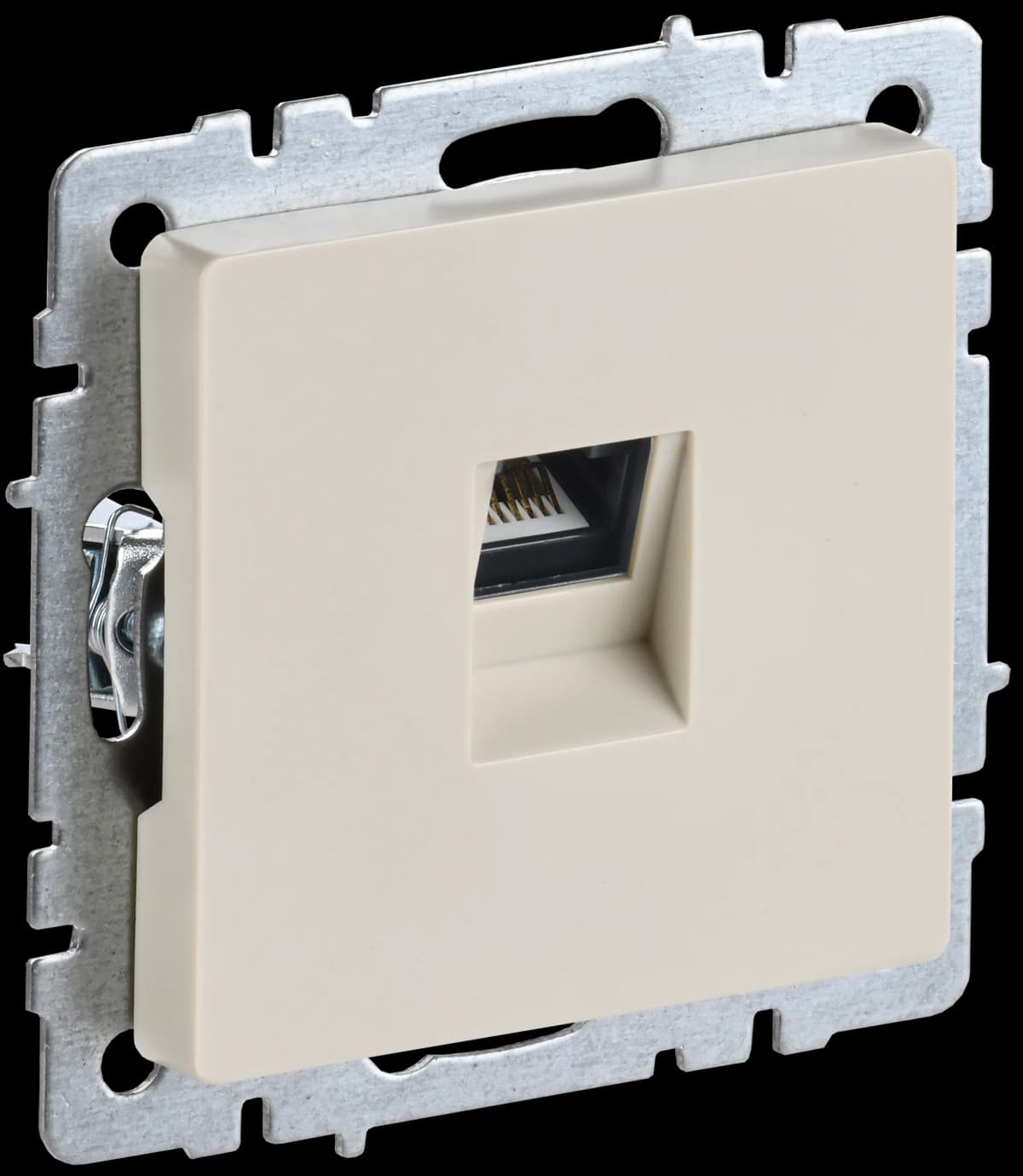 Розетка компьютерная IEK BRITE BR-K10-2-K10 (бежевый)