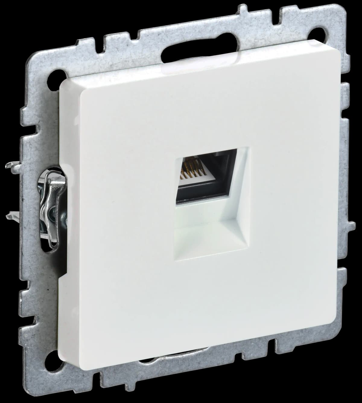 Розетка компьютерная IEK BRITE BR-K10-2-K36 (жемчужный)