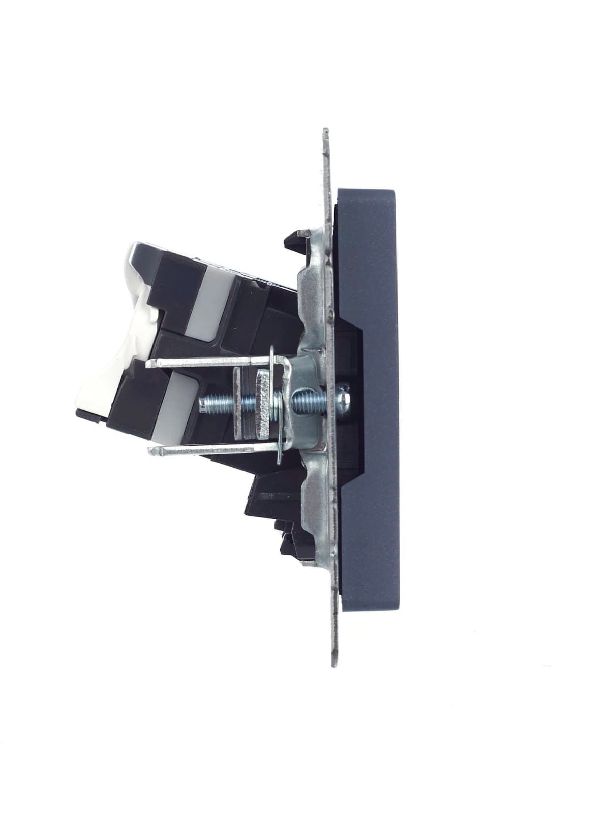 Розетка двойная компьютерная IEK BRITE BR-K20-1-K35 (маренго), фото 3