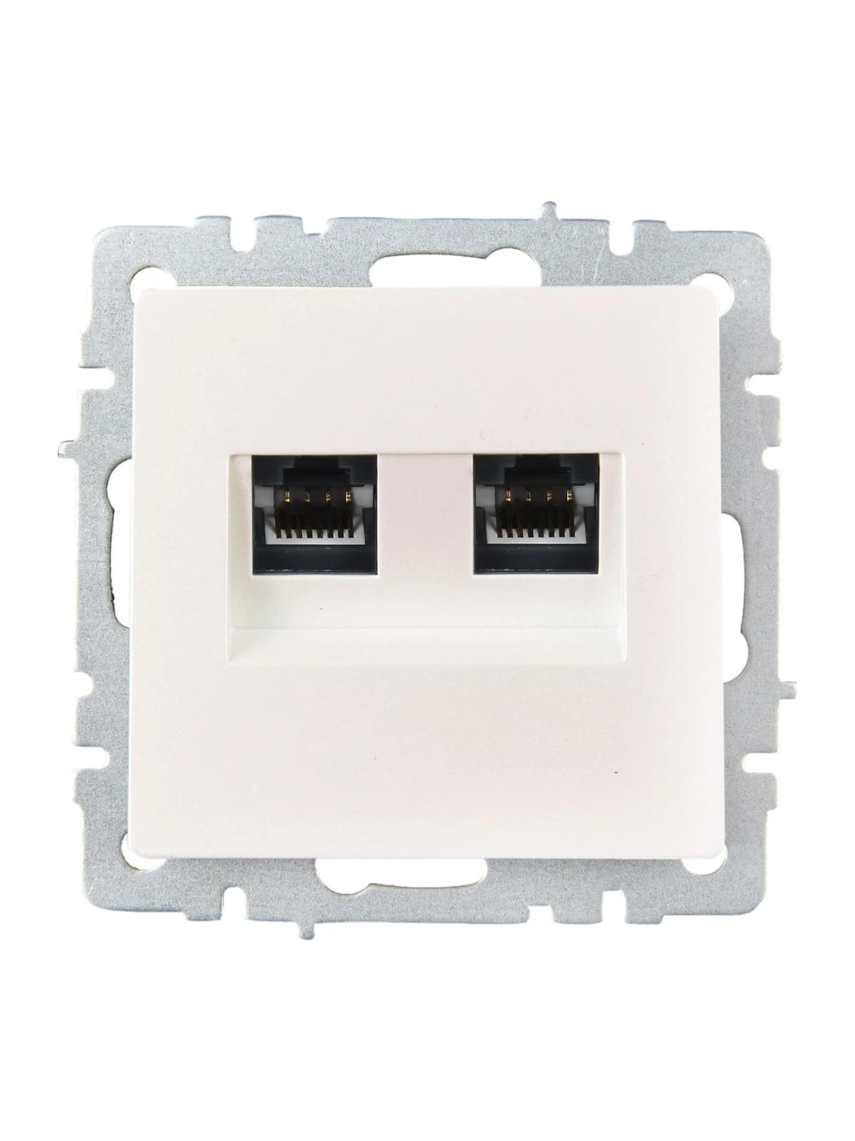 Розетка двойная компьютерная IEK BRITE BR-K20-2-K36 (жемчужный), фото 3