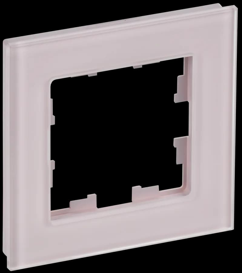 Рамка одноместная IEK BRITE BR-M12-G-31-K14 (розовый)