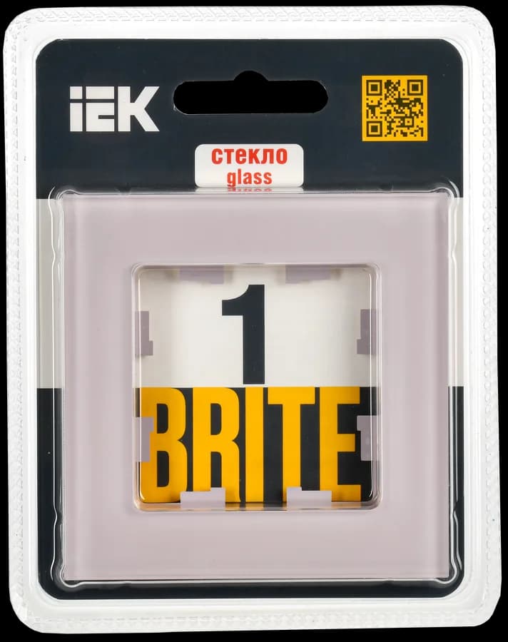 Рамка одноместная IEK BRITE BR-M12-G-31-K14 (розовый), фото 2