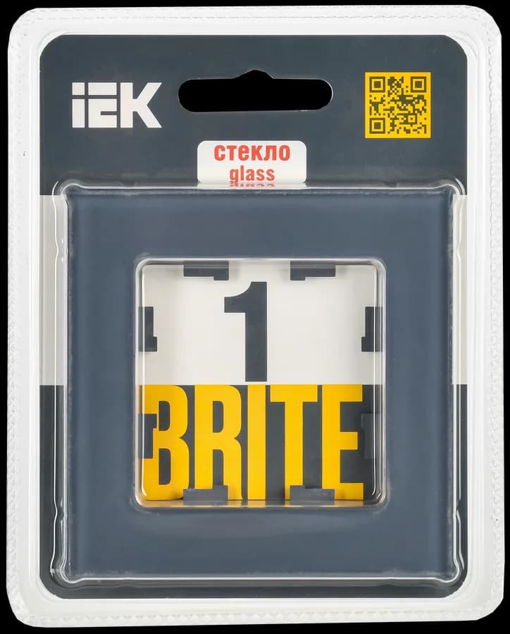 Рамка одноместная IEK BRITE BR-M12-G-31-K35 (синий), фото 2