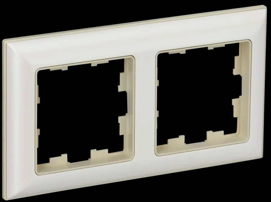 Рамка двухместная IEK BRITE BR-M22-12-1-K10 (бежевый)