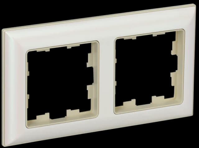 Рамка двухместная IEK BRITE BR-M22-12-1-K10 (бежевый)
