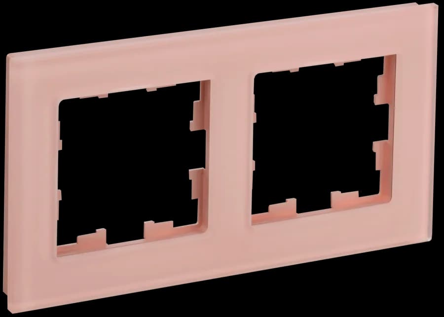 Рамка двухместная IEK BRITE BR-M22-G-31-K96 (оранжевый)
