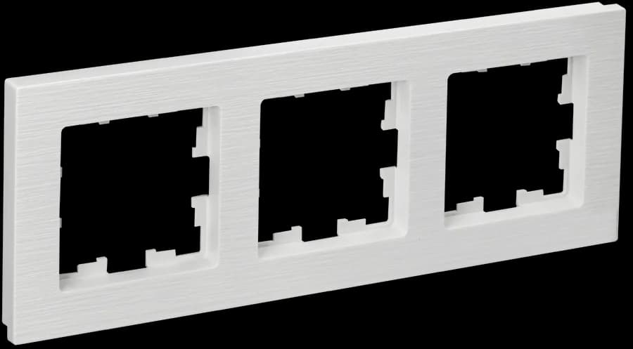 Рамка трёхместная IEK BRITE BR-M32-51-K01 (белый)