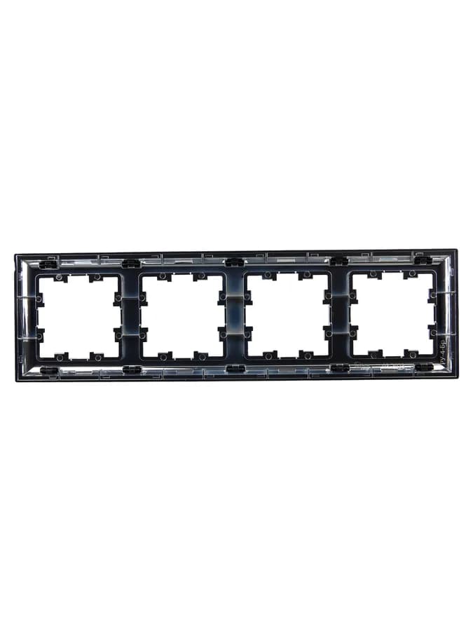 Рамка четырёхместная IEK BRITE BR-M42-12-2-K23 (черный), фото 4