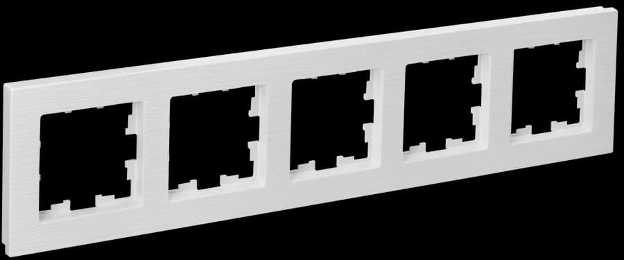 Рамка пятиместная IEK BRITE BR-M52-51-K01 (белый)
