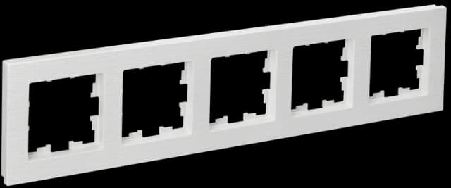 Рамка пятиместная IEK BRITE BR-M52-51-K01 (белый)