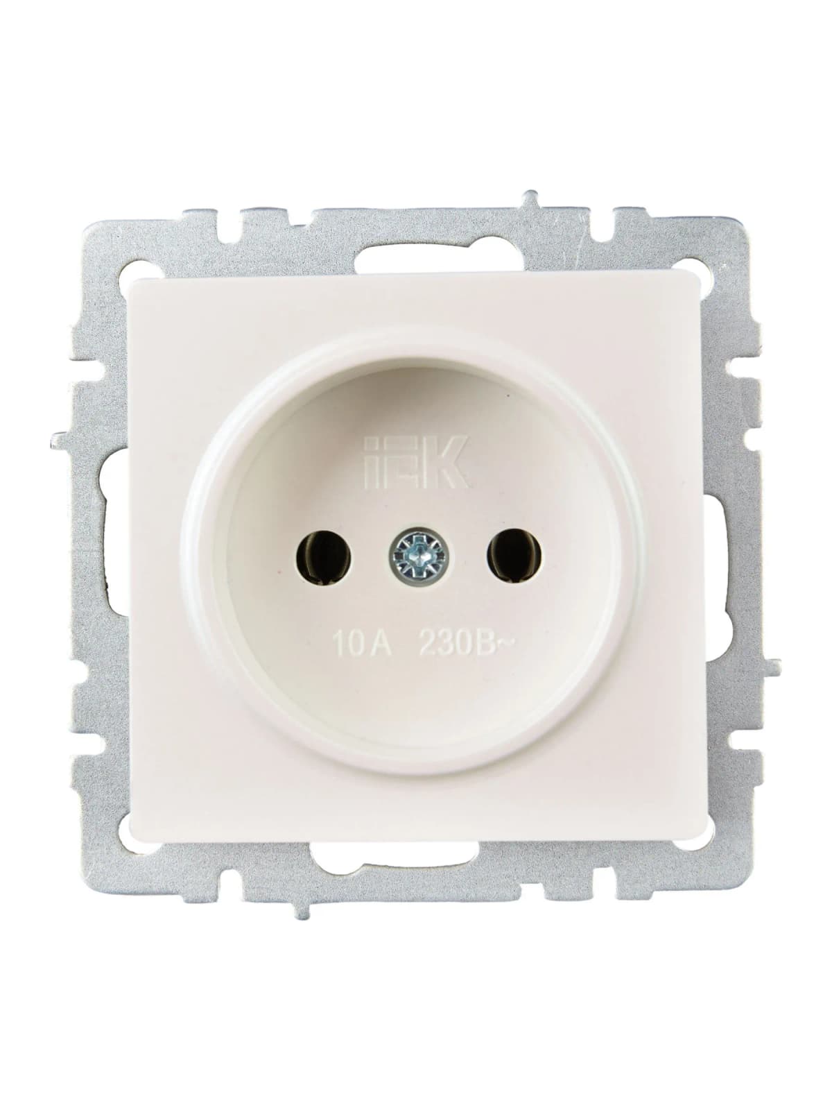 Розетка без заземления IEK BRITE BR-R10-10-K36 (жемчужный), фото 3