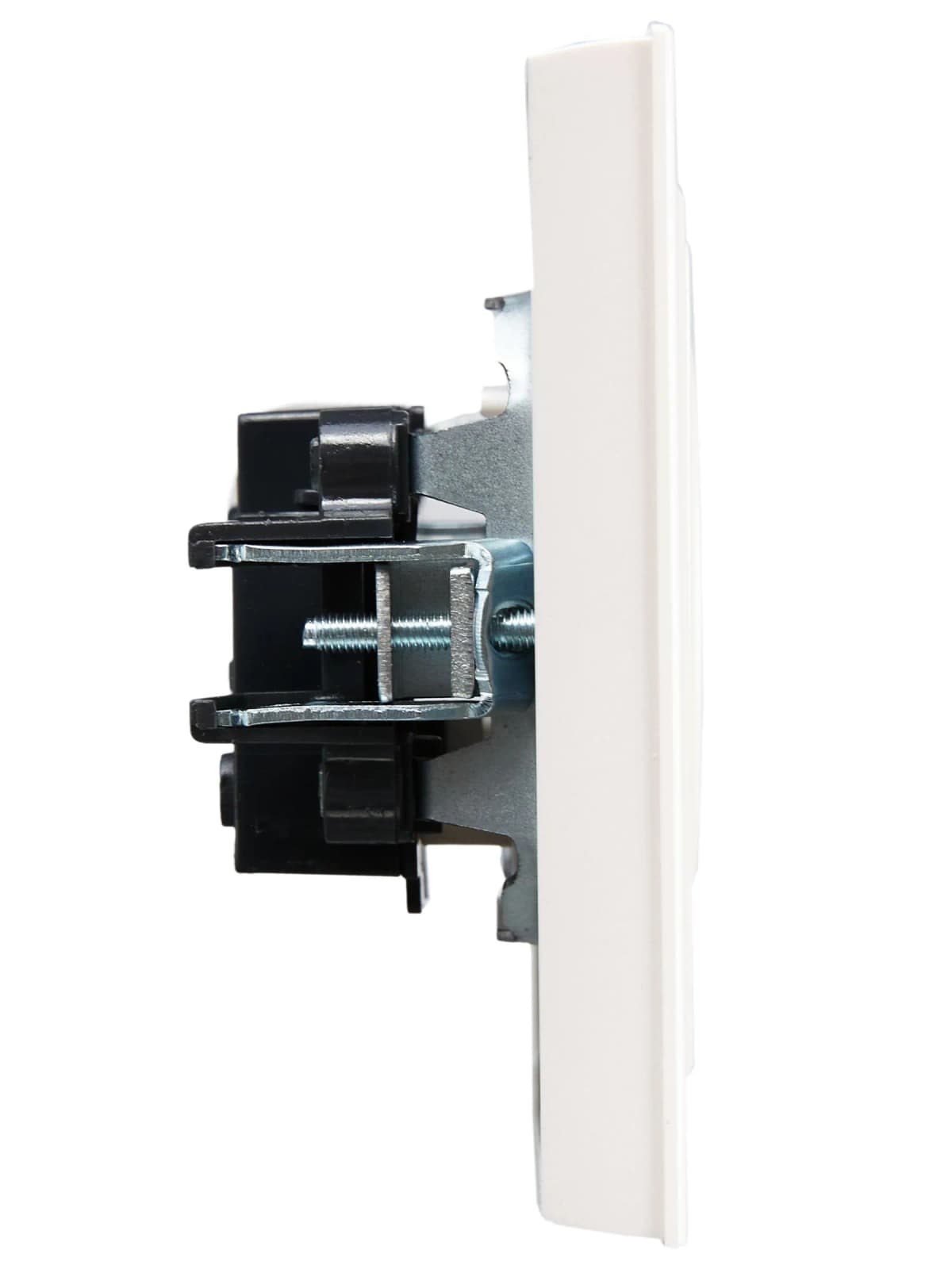 Розетка без заземления IEK BRITE BR-R10-10-K36-F (жемчужный), фото 4