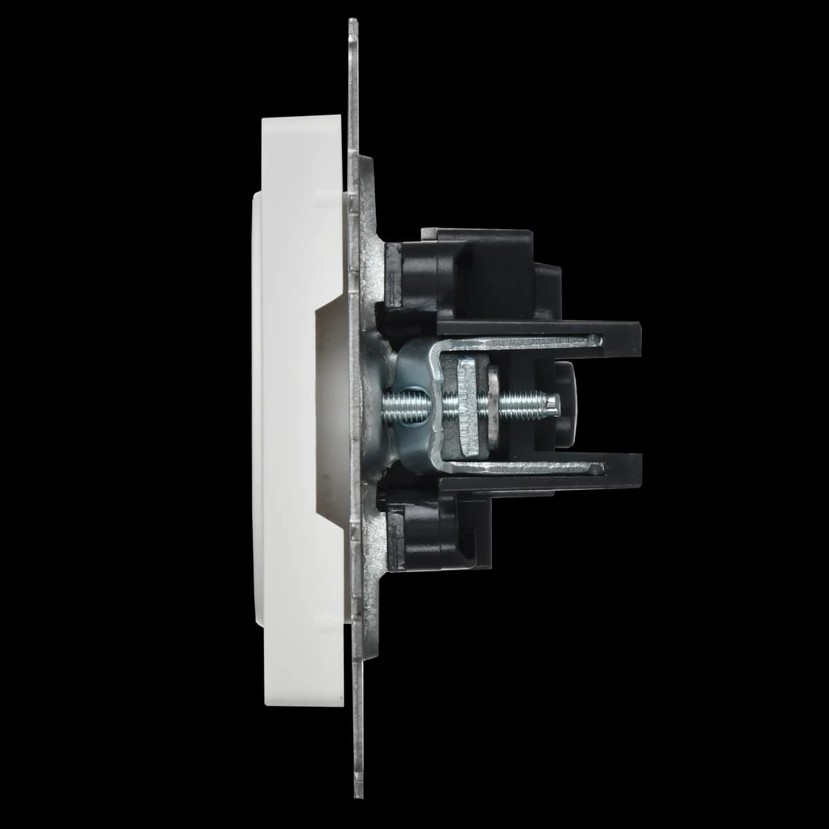 Розетка без заземления IEK BRITE BR-R10-10-K91 (белый арктический), фото 4
