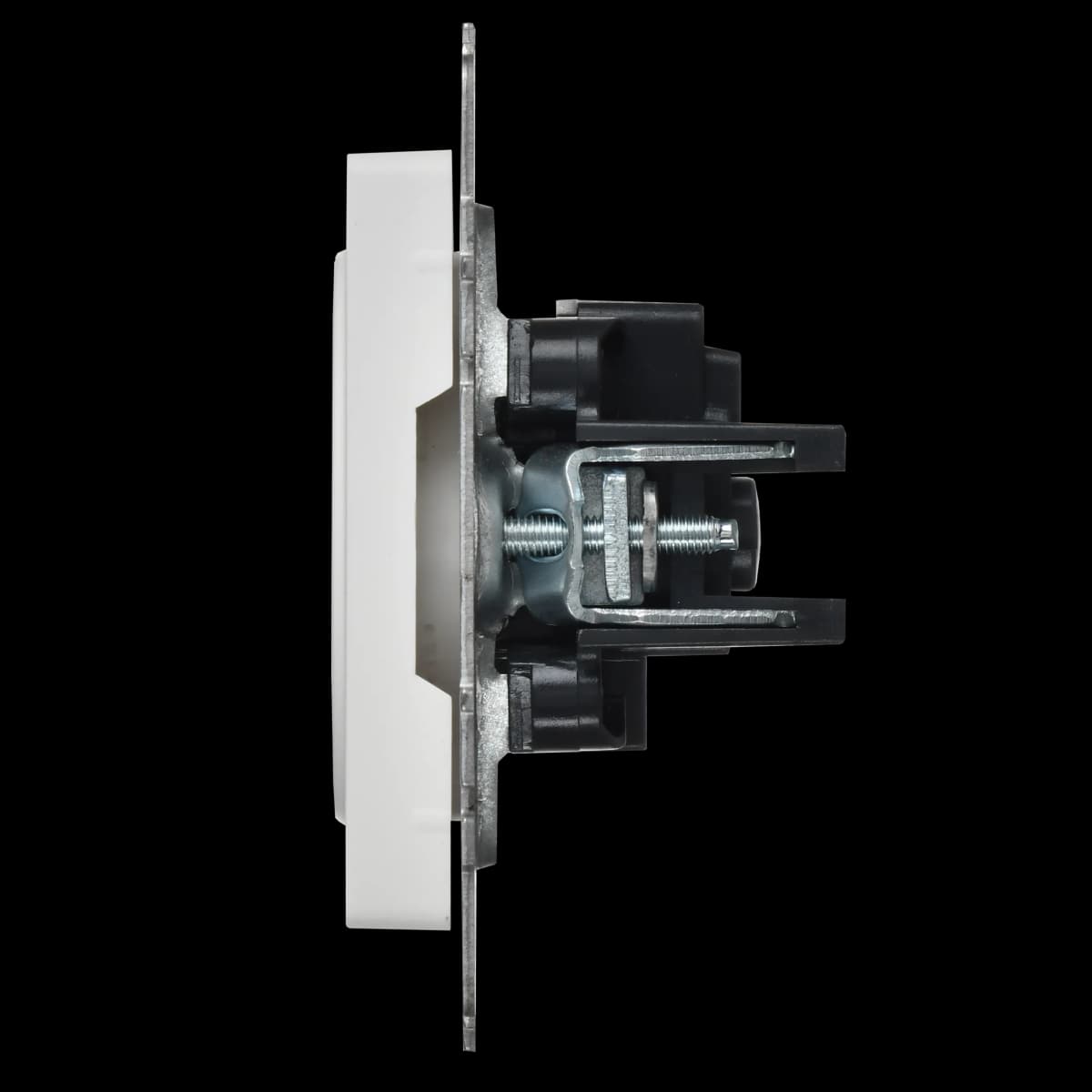 Розетка без заземления с защитными шторками IEK BRITE BR-R13-10-K91 (белый арктический), фото 3