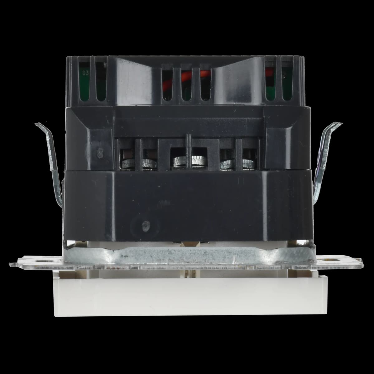 Розетка USB с заземлением и защитными шторками IEK BRITE BR-R14-16-U21-D21-K01 (белый), фото 3