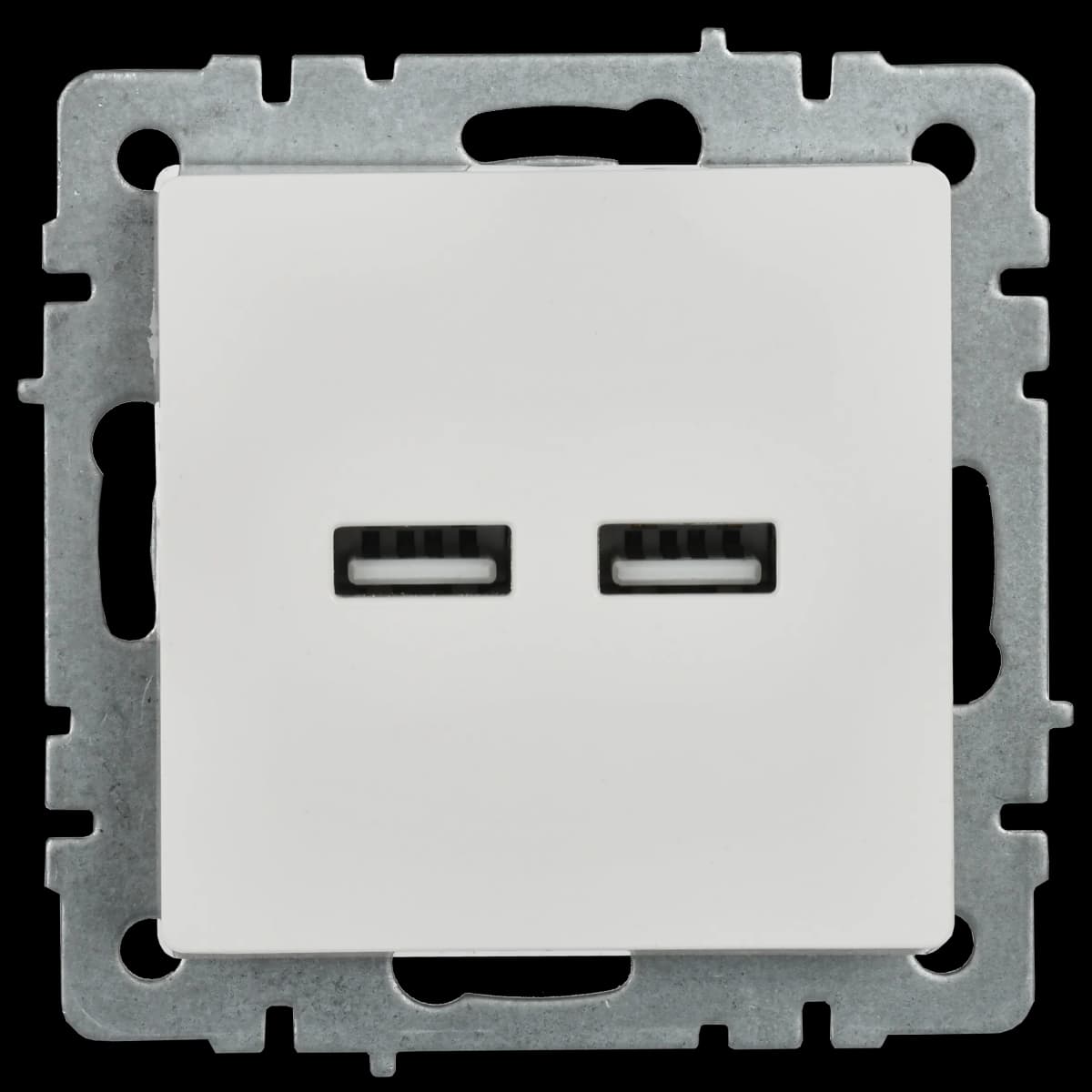 Розетка USB IEK BRITE BR-U21-D31-K01 (белый), фото 4