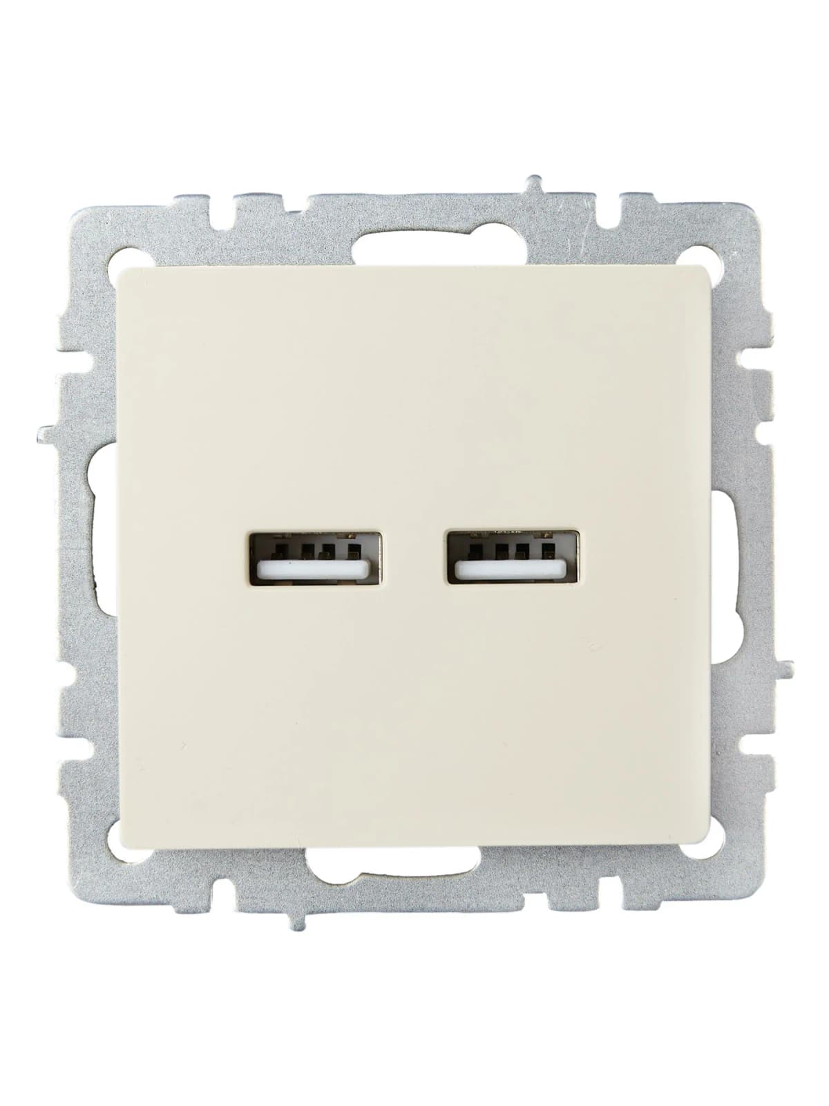 Розетка USB IEK BRITE BR-U21-D31-K10 (бежевый), фото 4