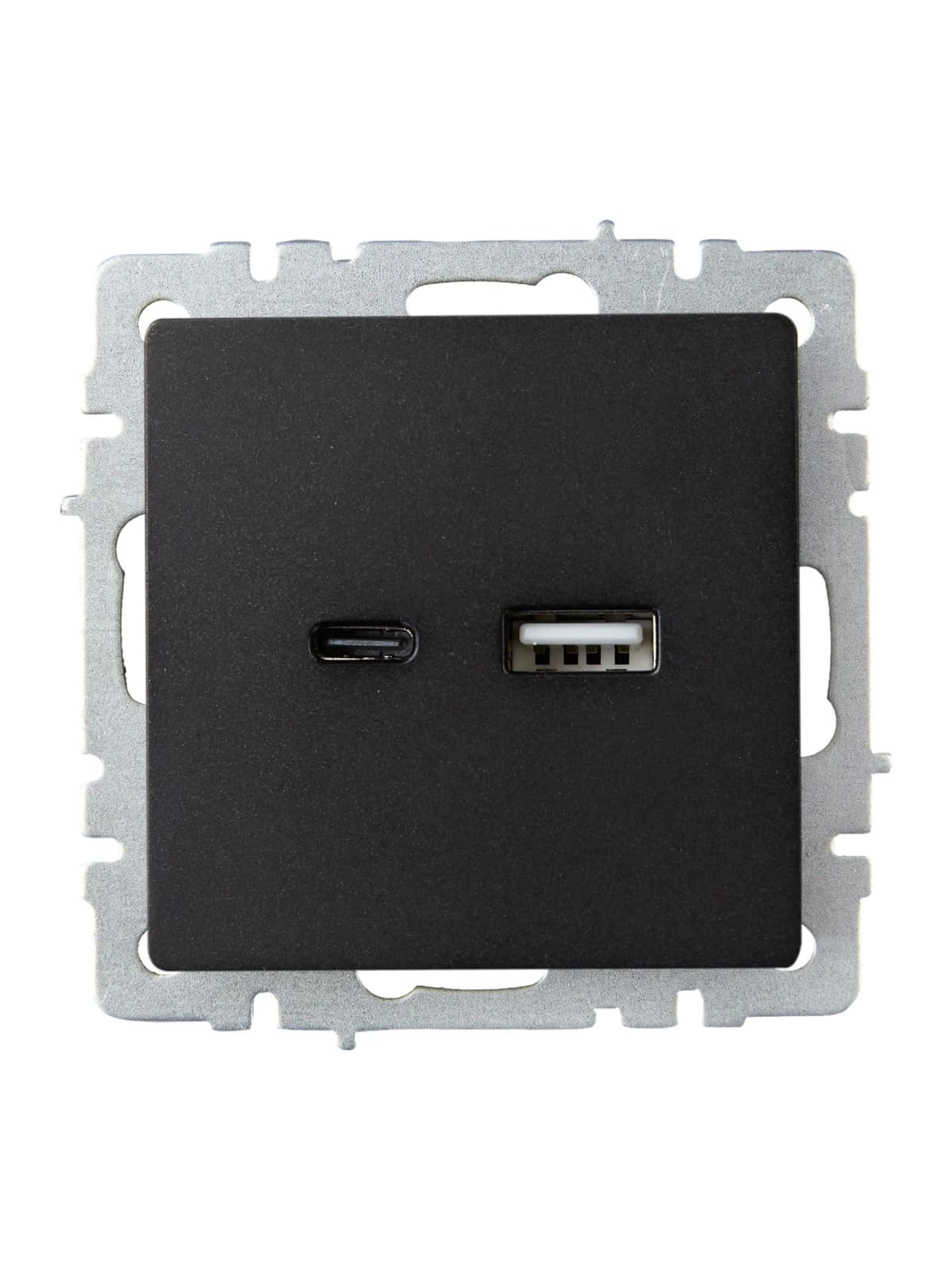 Розетка USB IEK BRITE BR-U22-018-K02 (черный), фото 3