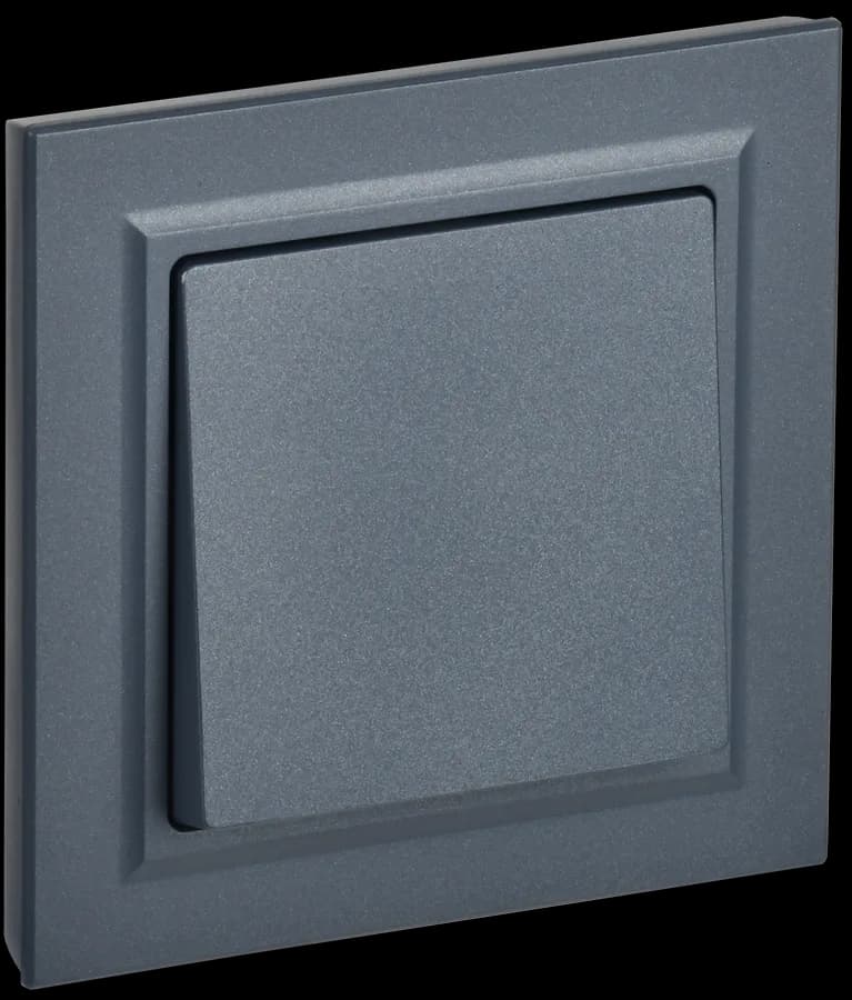 Выключатель 1-клавишный IEK BRITE BR-V10-0-10-K35-F (маренго)
