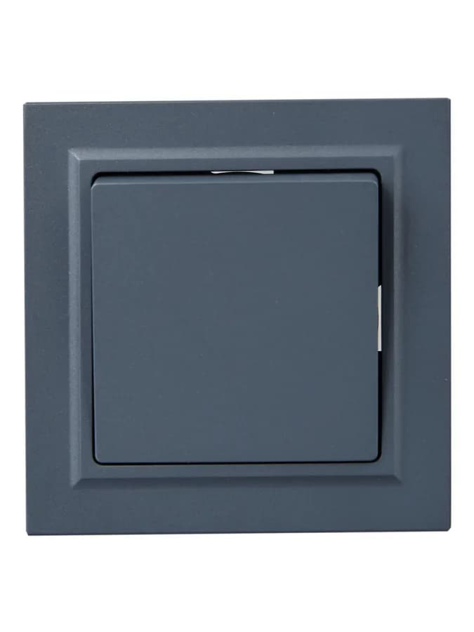 Выключатель 1-клавишный IEK BRITE BR-V10-0-10-K35-F (маренго), фото 3