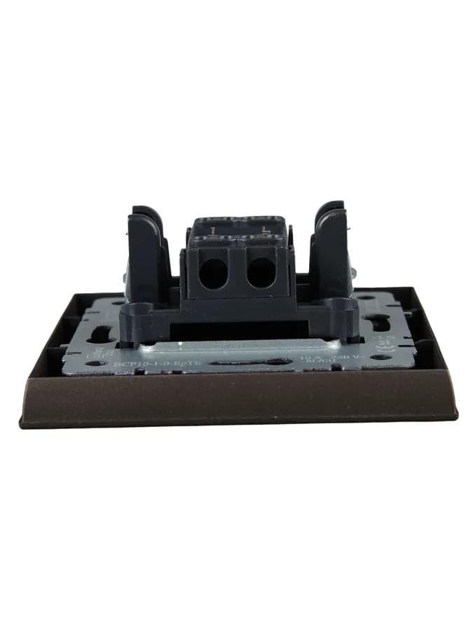 Выключатель 1-клавишный IEK BRITE BR-V10-0-10-K45-F (бронза), фото 4