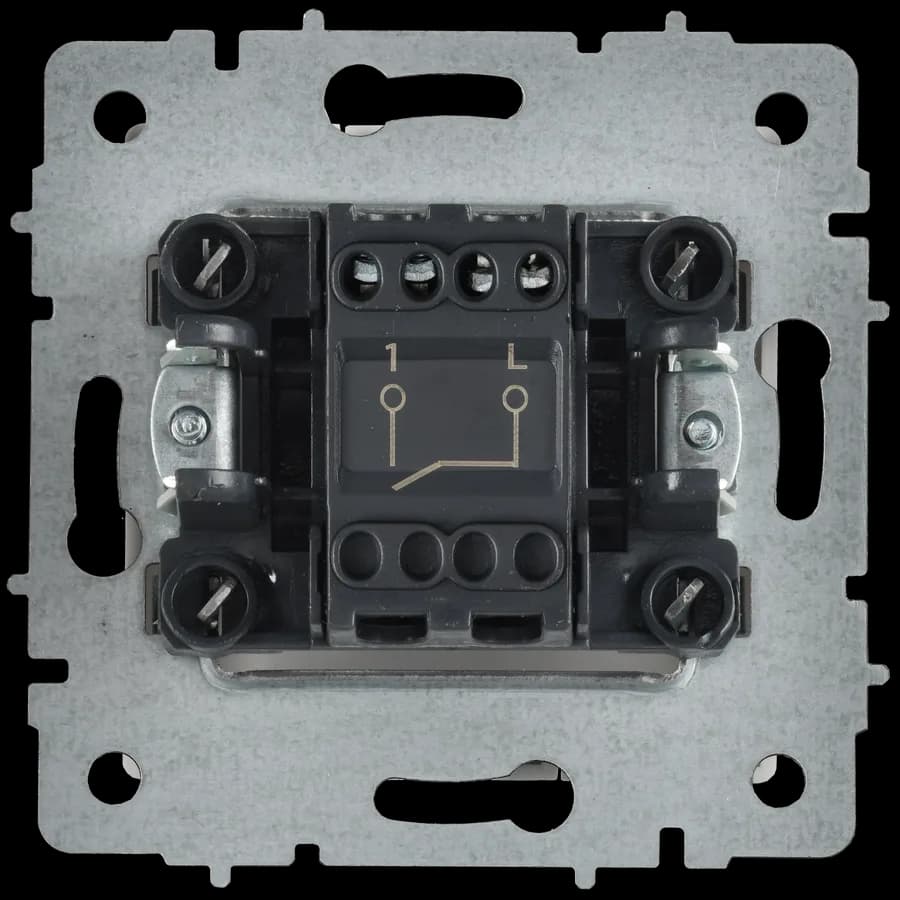 Выключатель 1-клавишный IEK BRITE BR-V10-0-10-K91 (белый арктический), фото 4