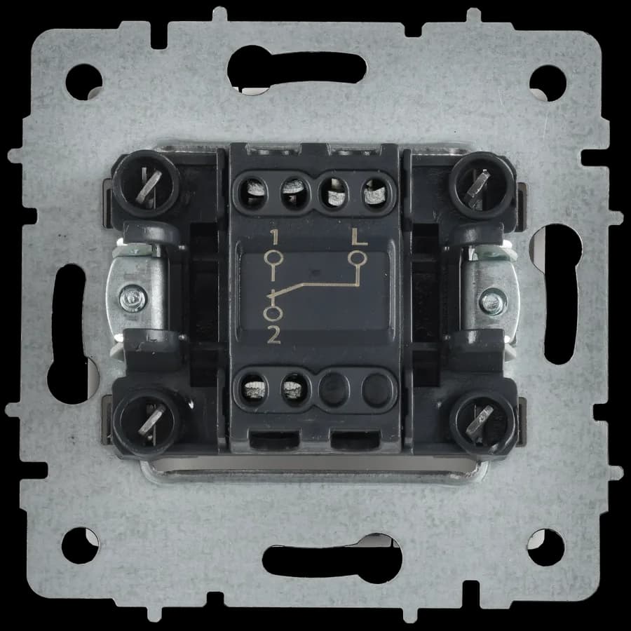 Выключатель 1-клавишный проходной IEK BRITE BR-V12-0-10-K91 (белый арктический), фото 4