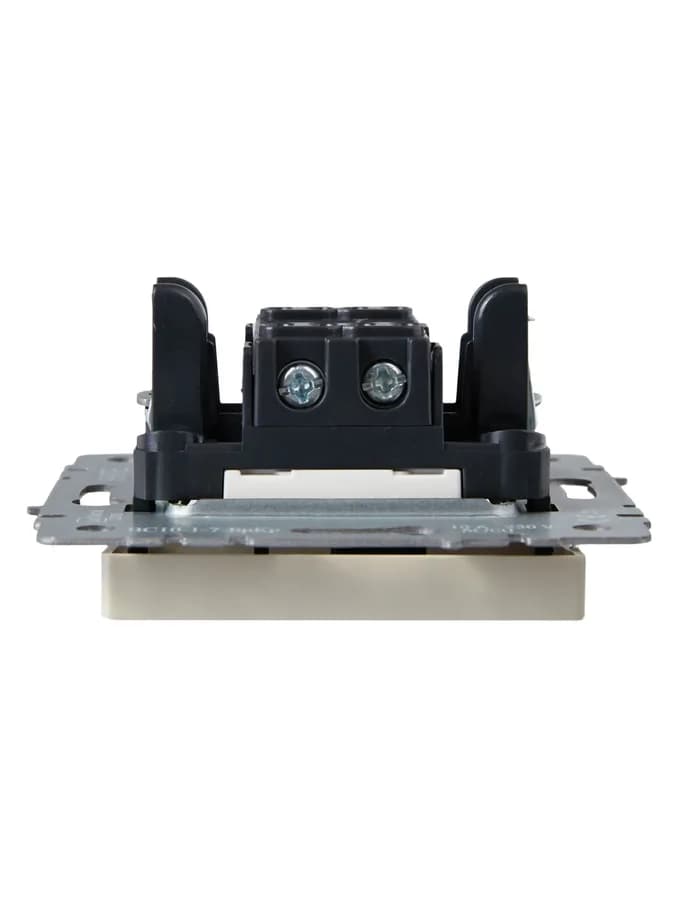 Выключатель 1-клавишный проходной с подсветкой IEK BRITE BR-V12-1-10-K10 (бежевый), фото 3