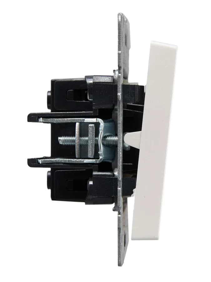 Выключатель 1-клавишный проходной с подсветкой IEK BRITE BR-V12-1-10-K36 (жемчужный), фото 4
