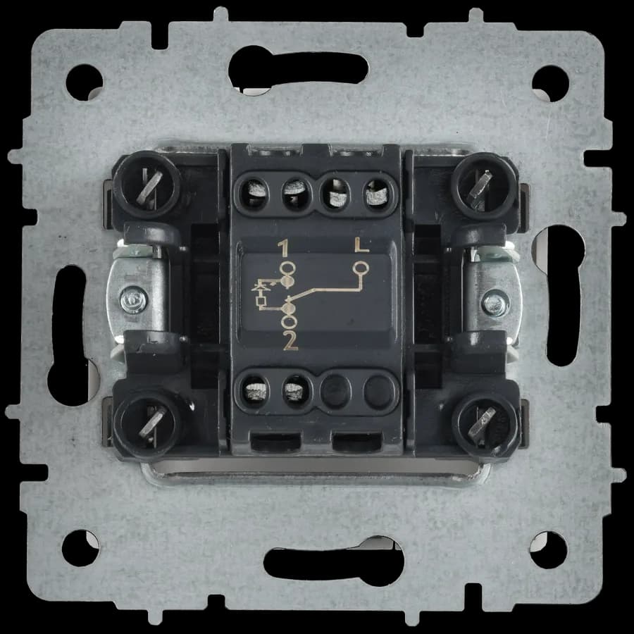 Выключатель 1-клавишный проходной с подсветкой IEK BRITE BR-V12-1-10-K91 (белый арктический), фото 4