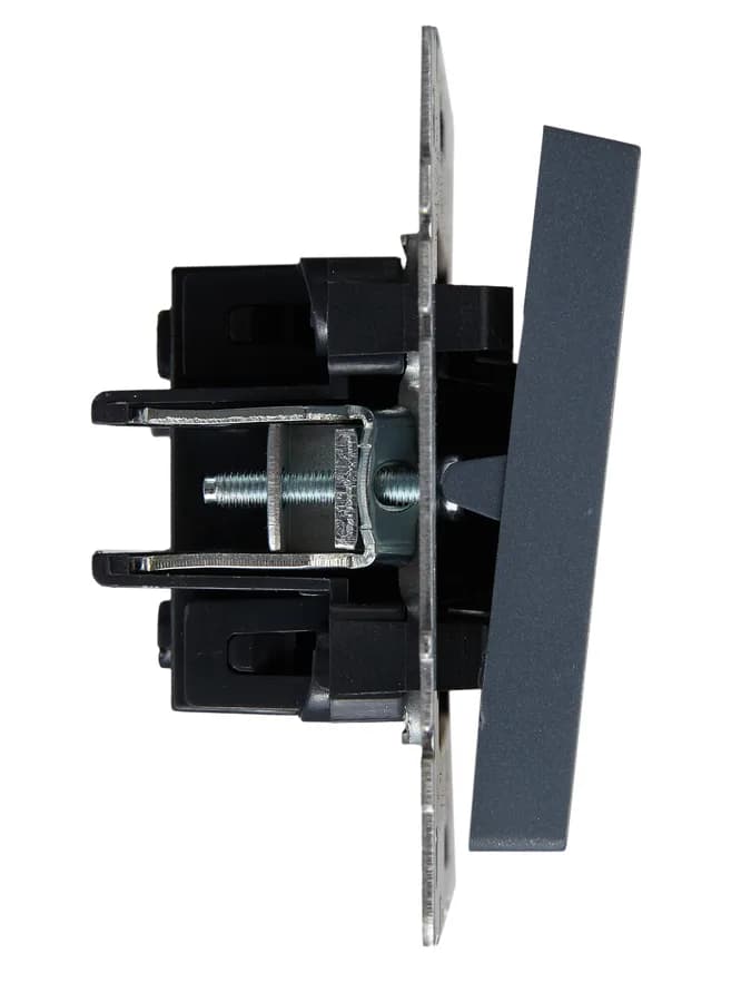 Выключатель 2-клавишный для жалюзи IEK BRITE BR-V15-0-10-K35 (маренго), фото 4