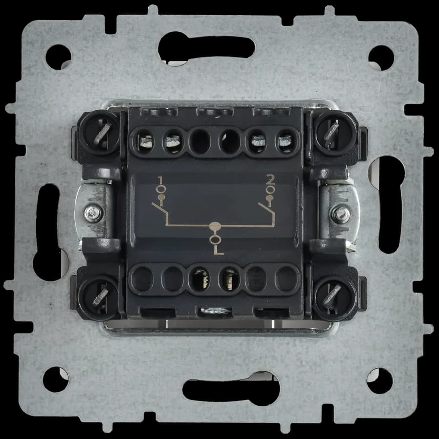 Выключатель 2-клавишный IEK BRITE BR-V20-0-10-K91 (белый арктический), фото 3