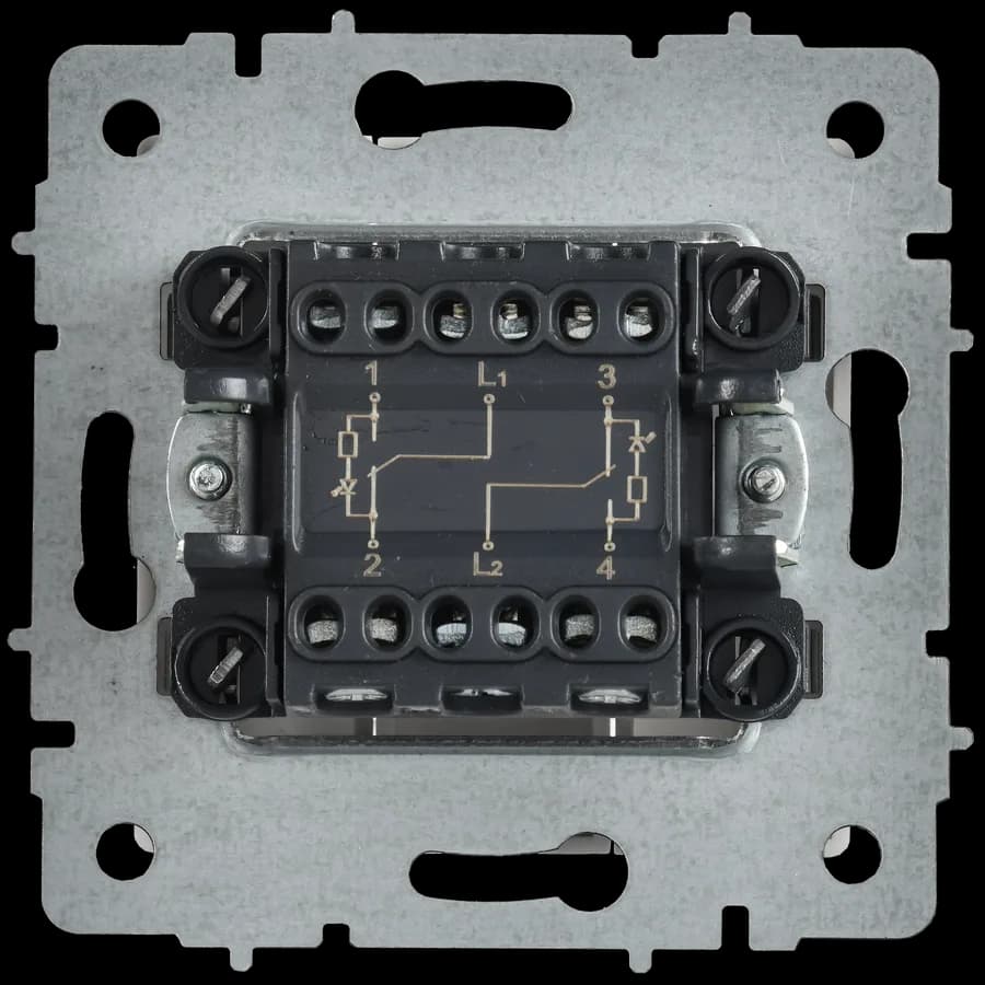 Выключатель 2-клавишный с подсветкой IEK BRITE BR-V20-2-10-K91 (белый арктический), фото 4
