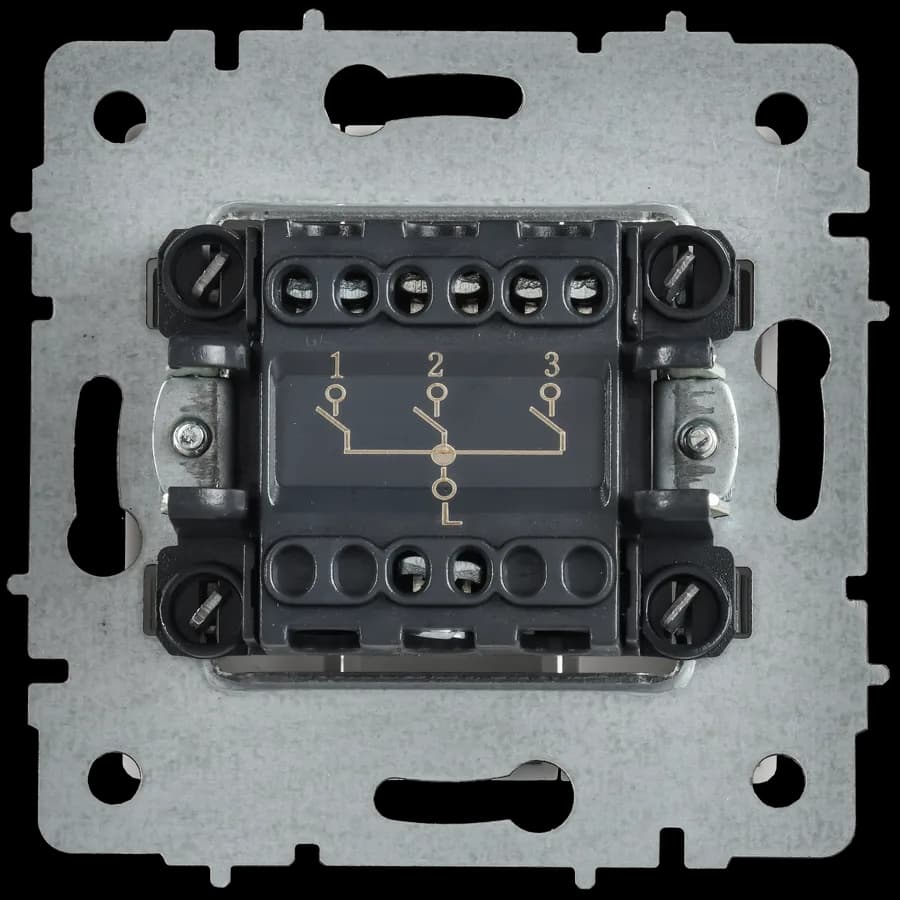 Выключатель 3-клавишный IEK BRITE BR-V30-0-10-K91 (белый арктический), фото 4