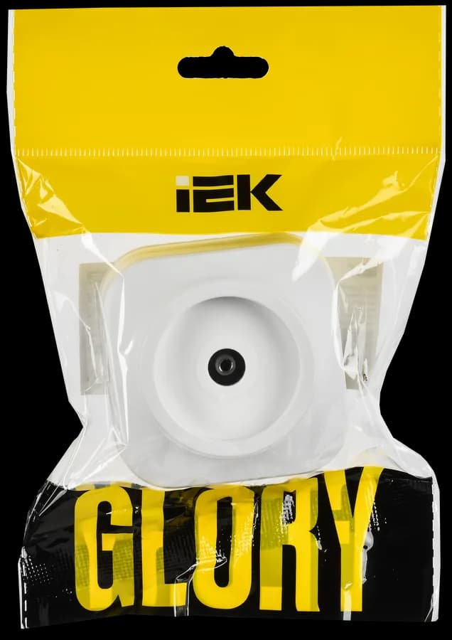 Розетка TV оконечная IEK GLORY EAH10-K01M (белый), фото 2