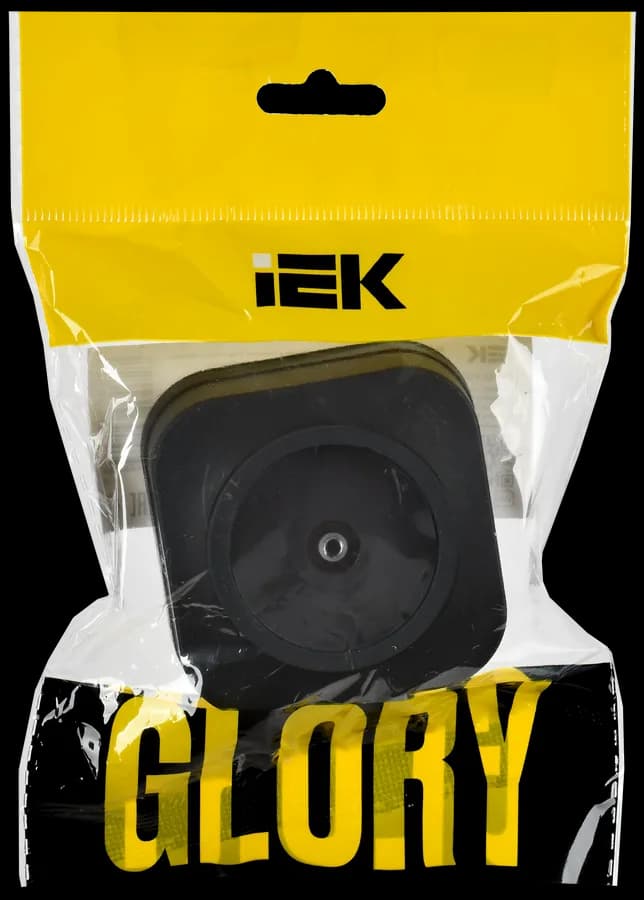 Розетка TV оконечная IEK GLORY EAH10-K02M (черный), фото 2