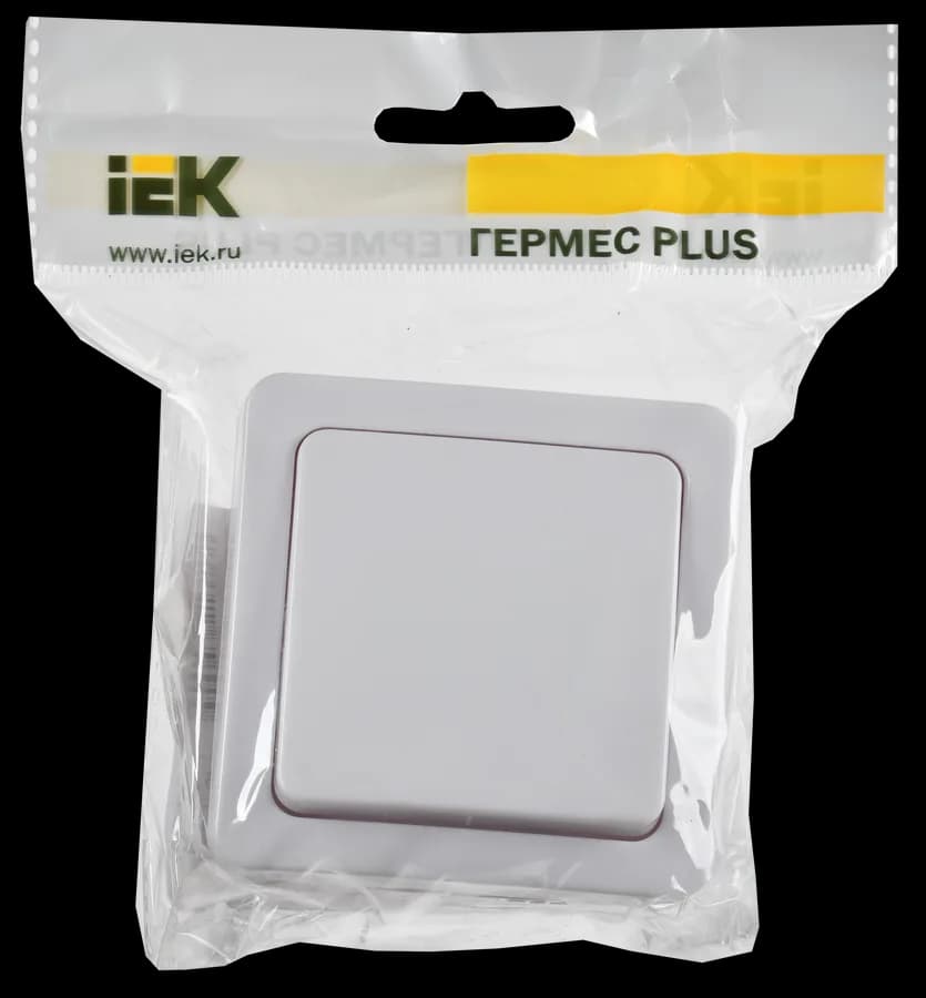 Выключатель 1-клавишный наружный IEK EVMP10-K01-10-54-EC (белый), фото 2