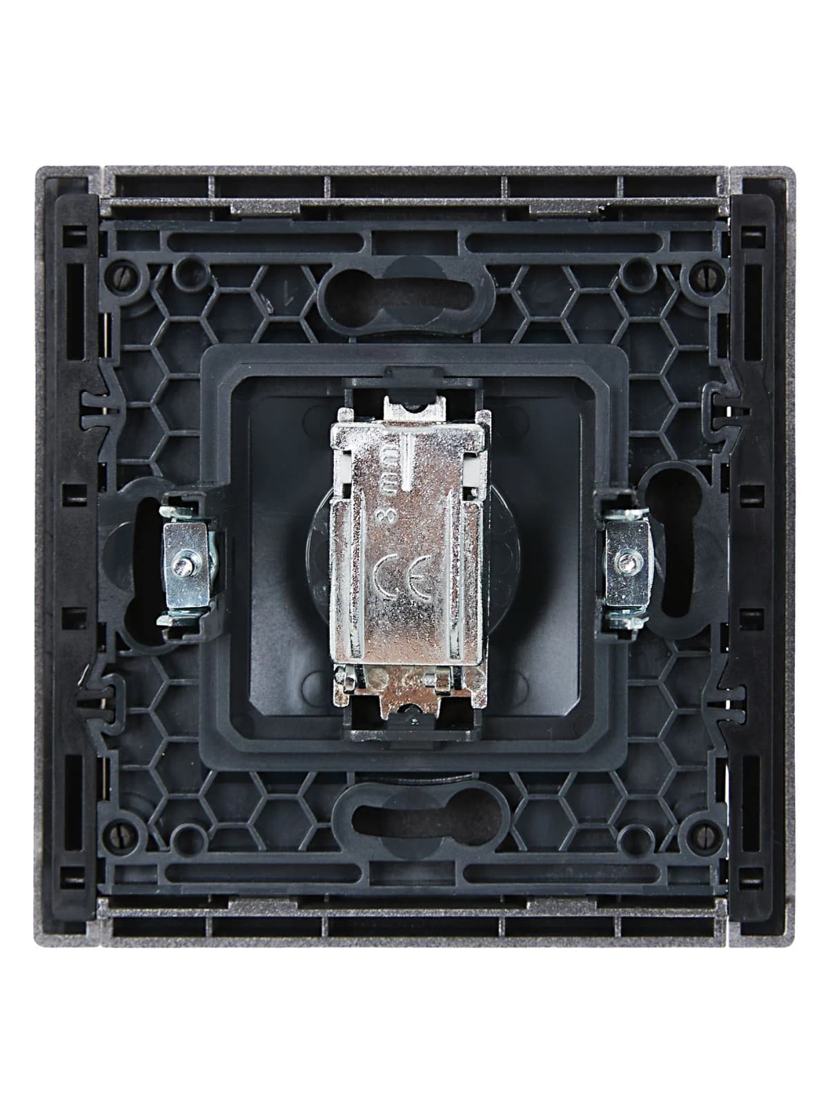 Розетка TV IEK FORTE&PIANO FP-A10-O-K46 (сталь), фото 3