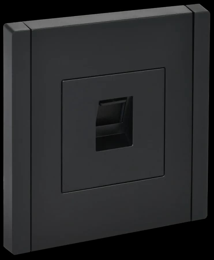 Розетка компьютерная IEK FORTE&PIANO FP-K10-2-K02 (черный)