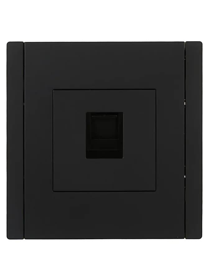 Розетка компьютерная IEK FORTE&PIANO FP-K10-2-K02 (черный), фото 4