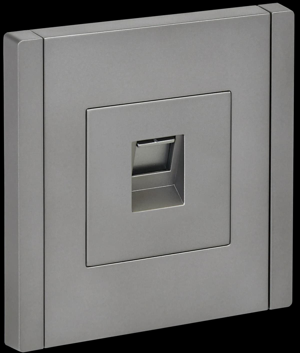 Розетка компьютерная IEK FORTE&PIANO FP-K10-2-K46 (сталь)