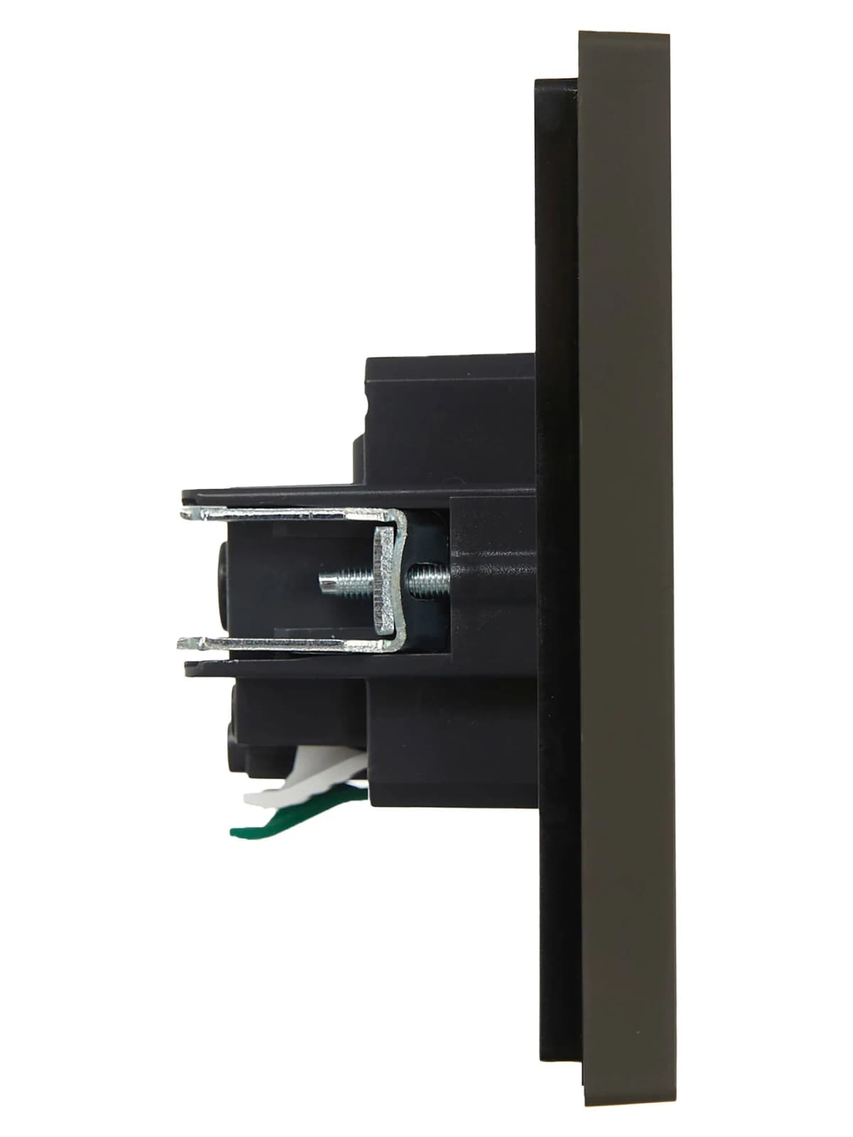 Розетка с заземлением и защитными шторками IEK FORTE&PIANO FP-R14-16-1-K03 (серый), фото 4
