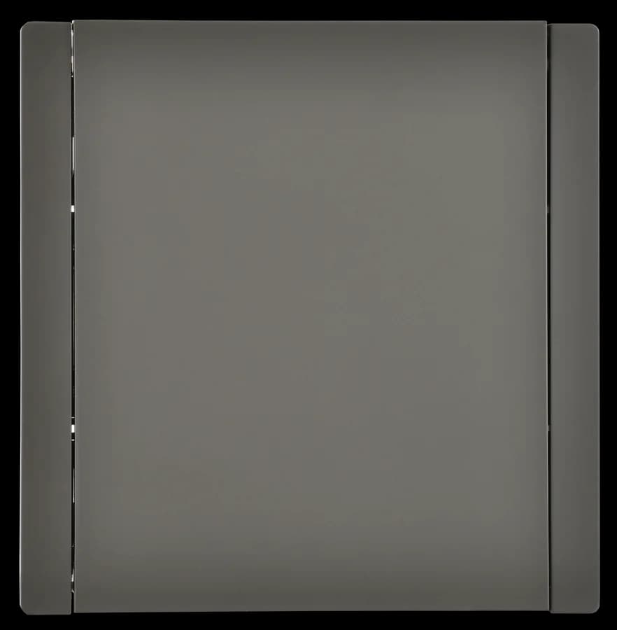Розетка с заземлением, защитными шторками и крышкой IEK FORTE&PIANO FP-R16-16-44-K03 (серый), фото 3