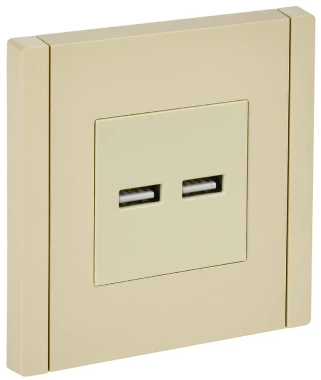 Розетка USB IEK FORTE&PIANO FP-U21-D31-K10 (ваниль)