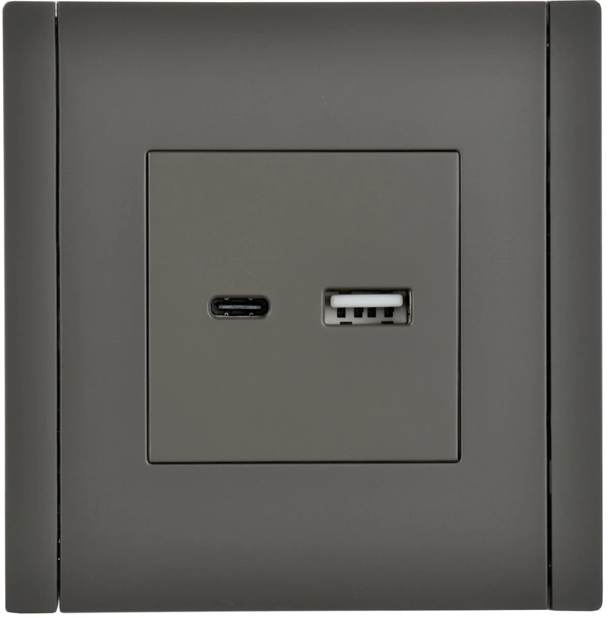 Розетка USB IEK FORTE&PIANO FP-U22-018-K03 (серый), фото 2