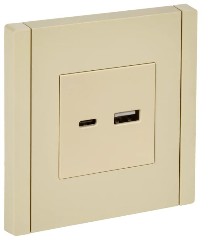 Розетка USB IEK FORTE&PIANO FP-U22-018-K10 (ваниль)