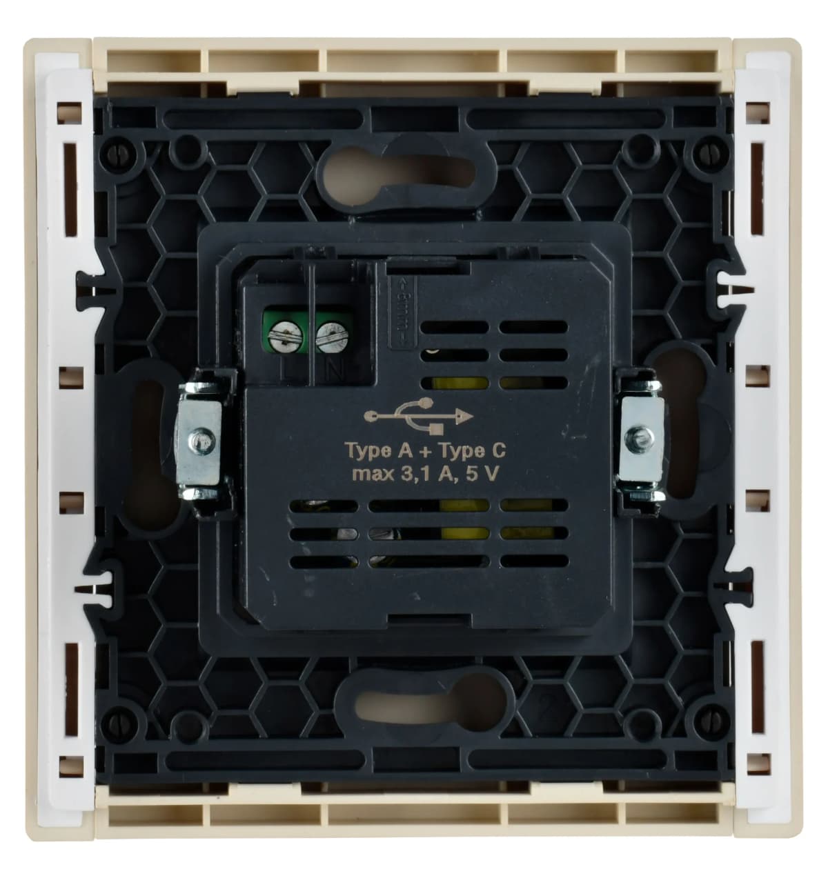 Розетка USB IEK FORTE&PIANO FP-U22-D31-K10 (ваниль), фото 3