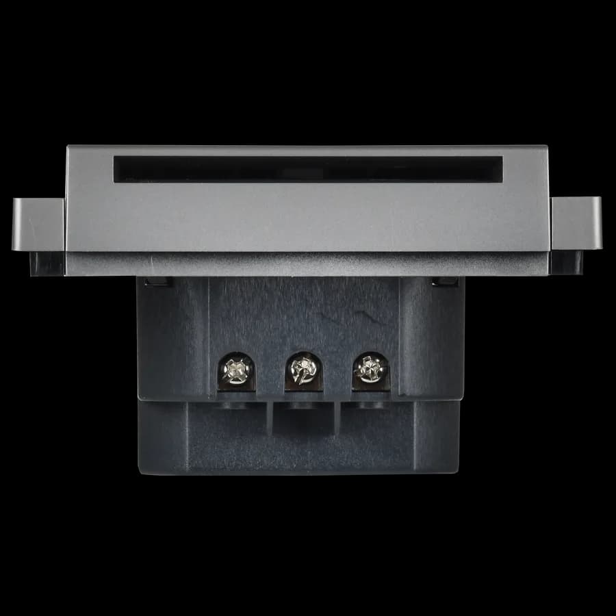 Выключатель 1-клавишный IEK FORTE&PIANO FP-V11-0-10-1-K46 (сталь), фото 4