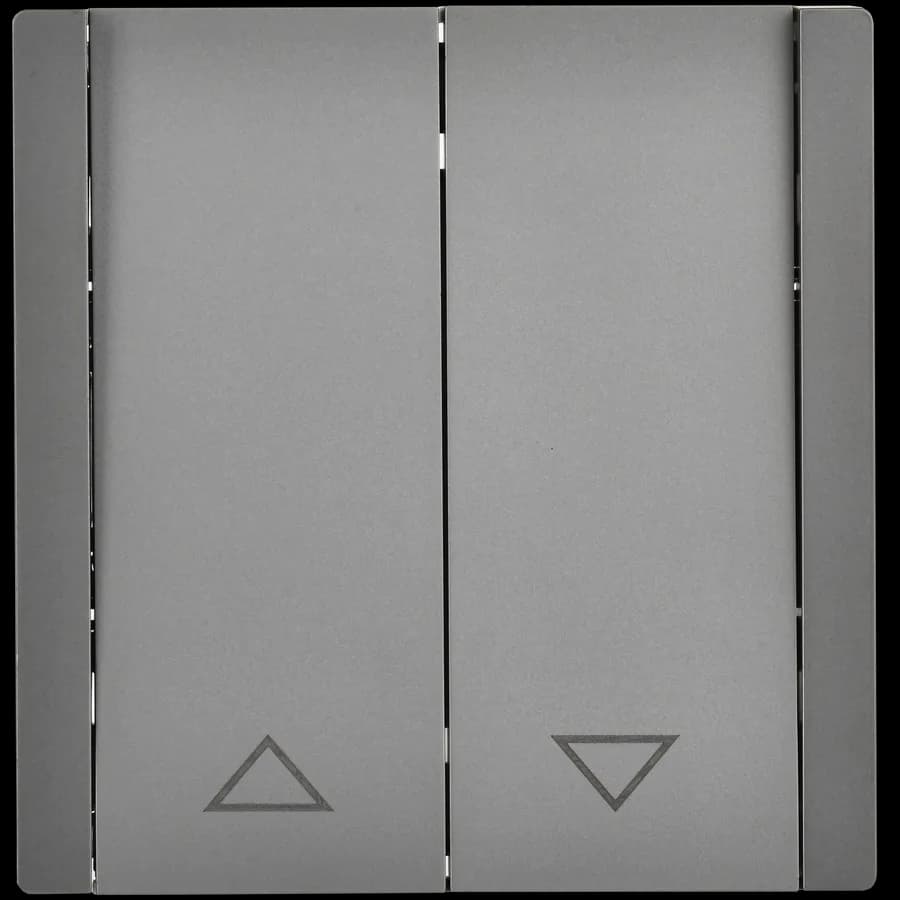 Выключатель 1-клавишный для жалюзи IEK FORTE&PIANO FP-V15-0-10-1-K46 (сталь), фото 3